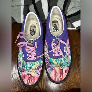 Vans Classic Custom Paint Brush Strokes